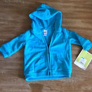 2/$12 NWT Circe Zip-up Hoodie, 3mos